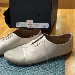 Marsell Lace Up Flat Leather Dress Shoes